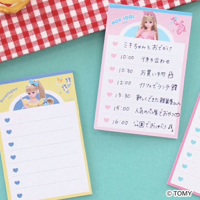 付箋 ﾌﾞﾃｨｯｸ ﾘｶちゃん | 古川紙工公式オンラインショップ