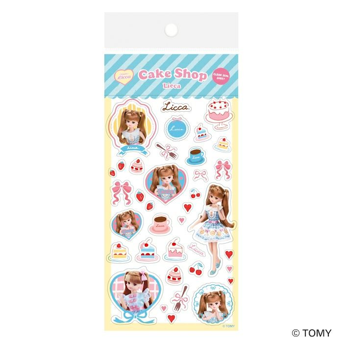 透明ｼｰﾙｼｰﾄ ｹｰｷｼｮｯﾌﾟ ﾘｶちゃん