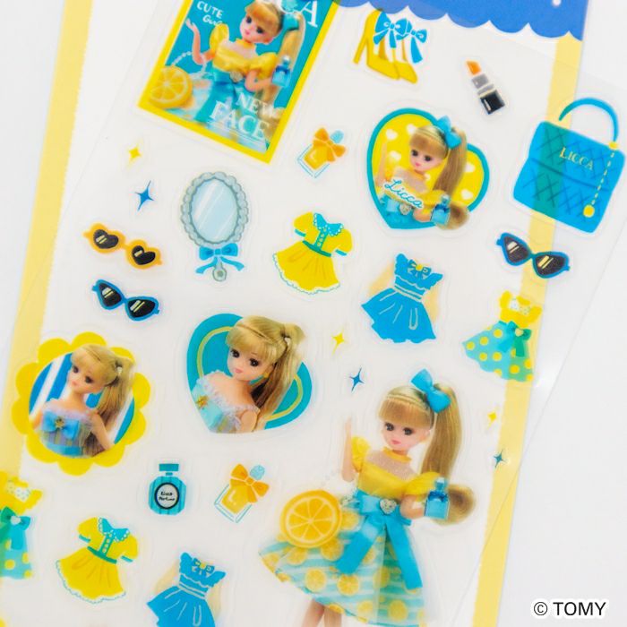 透明ｼｰﾙｼｰﾄ ﾌﾞﾃｨｯｸ ﾘｶちゃん