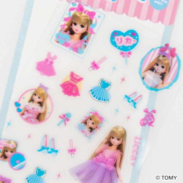 透明ｼｰﾙｼｰﾄ ｱｲﾄﾞﾙ ﾘｶちゃん