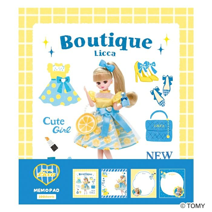 ﾒﾓﾊﾟｯﾄﾞ ﾌﾞﾃｨｯｸ ﾘｶちゃん