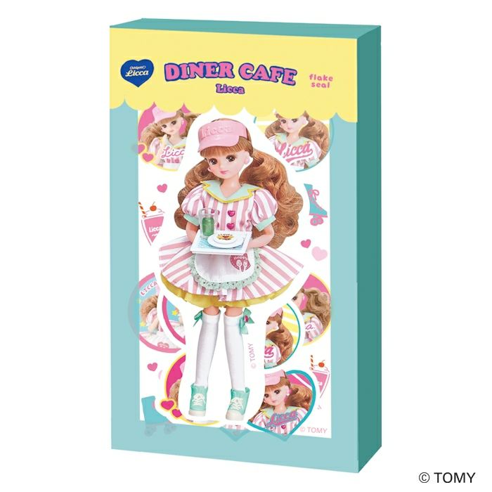 箱入りﾌﾚｰｸｼｰﾙ ﾀﾞｲﾅｰｶﾌｪ ﾘｶちゃん