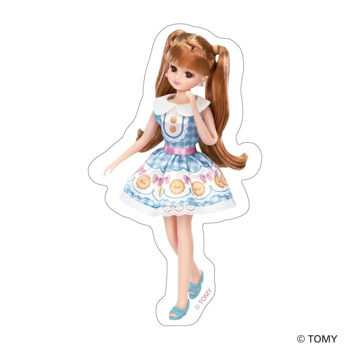 ｽﾃｯｶｰ3柄ｾｯﾄ ｹｰｷｼｮｯﾌﾟ ﾘｶちゃん | 古川紙工公式オンラインショップ