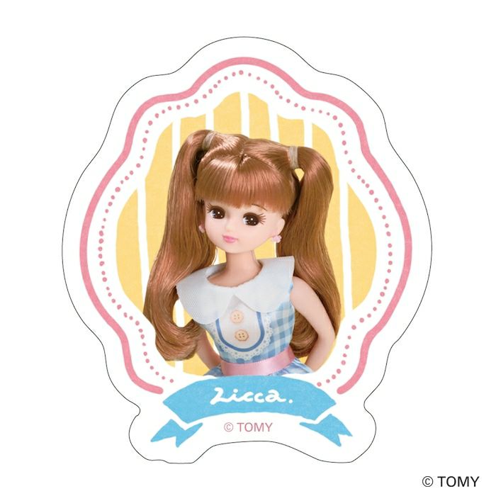 ｽﾃｯｶｰ3柄ｾｯﾄ ｹｰｷｼｮｯﾌﾟ ﾘｶちゃん