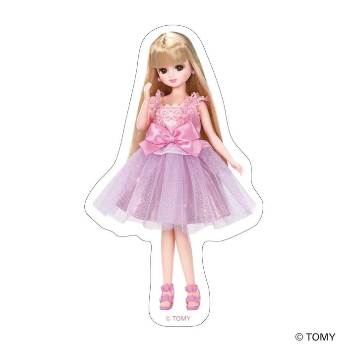 ｽﾃｯｶｰ3柄ｾｯﾄ ｱｲﾄﾞﾙ ﾘｶちゃん