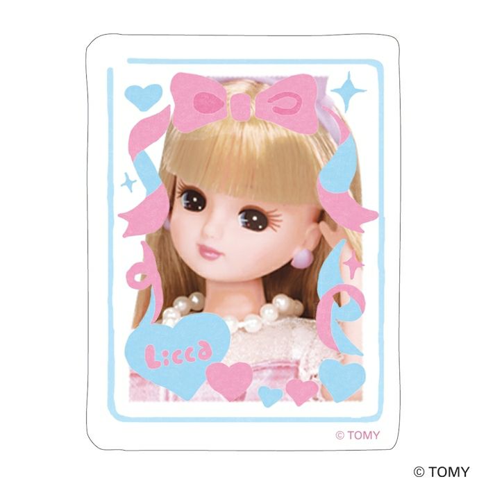 ｽﾃｯｶｰ3柄ｾｯﾄ ｱｲﾄﾞﾙ ﾘｶちゃん