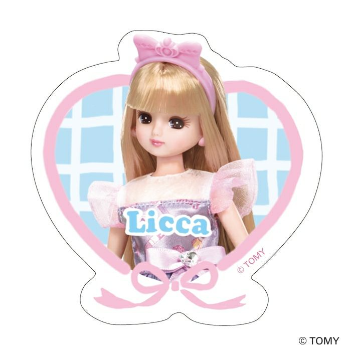 ｽﾃｯｶｰ3柄ｾｯﾄ ｱｲﾄﾞﾙ ﾘｶちゃん | 古川紙工公式オンラインショップ