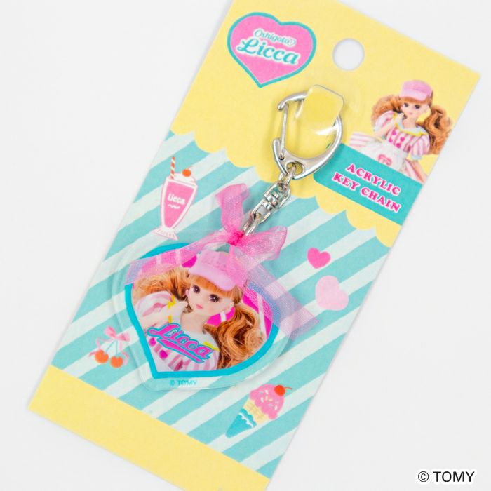 ﾘﾎﾞﾝ付きｱｸﾘﾙｷｰﾎﾙﾀﾞｰ ﾀﾞｲﾅｰｶﾌｪ ﾘｶちゃん | 古川紙工公式オンラインショップ