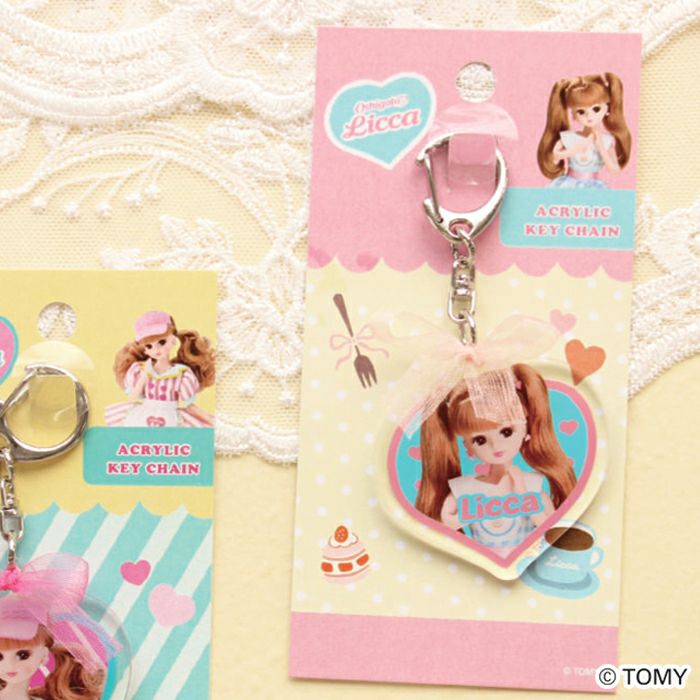 ﾘﾎﾞﾝ付きｱｸﾘﾙｷｰﾎﾙﾀﾞｰ ﾌﾞﾃｨｯｸ ﾘｶちゃん | 古川紙工公式オンラインショップ