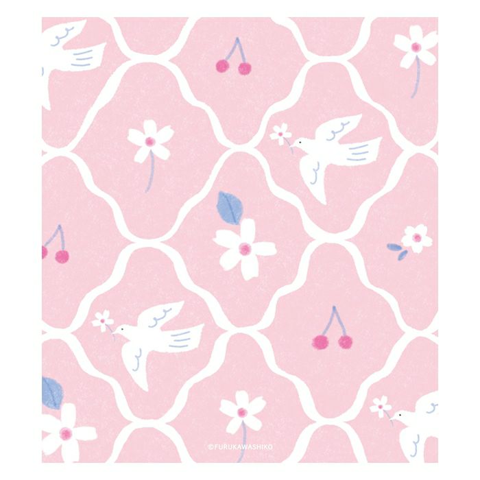 ﾒﾓﾊﾟｯﾄﾞ ｻｸﾗと白い鳥