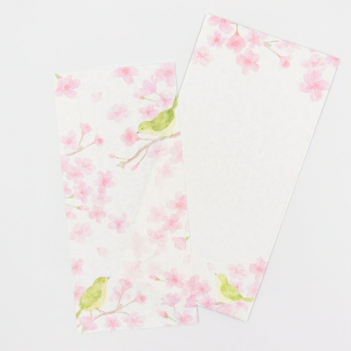 今日のお手紙 ｻｸﾗとｳｸﾞｲｽ