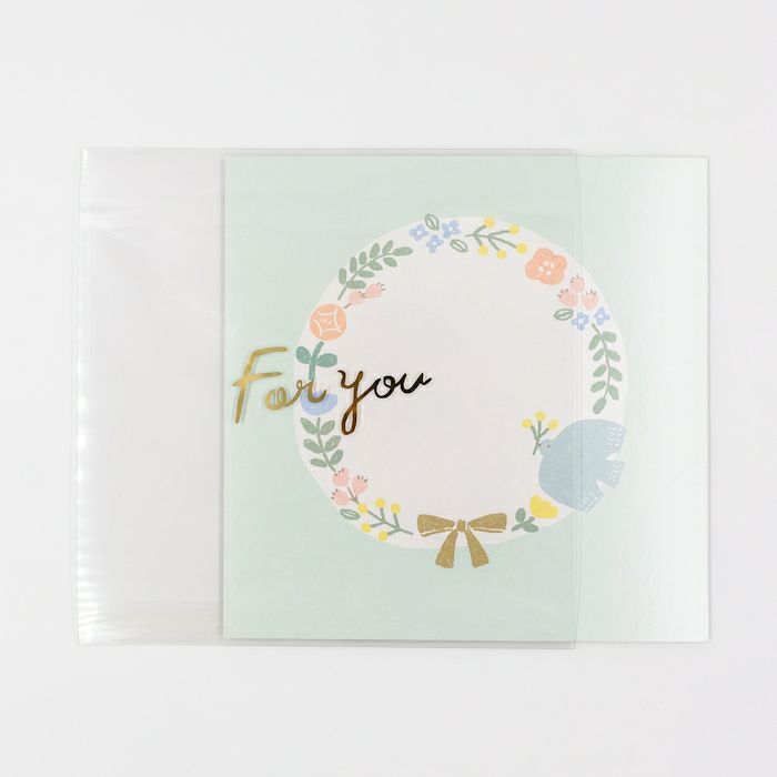 二つ折り色紙 ﾌﾗﾜｰ