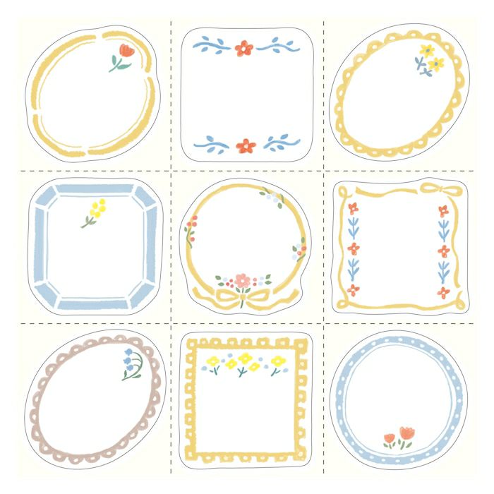  二つ折り色紙 ﾌﾞﾛｰﾁ