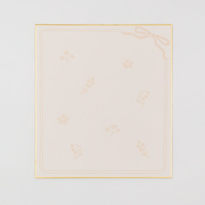 色紙 ﾌﾞﾛｰﾁ