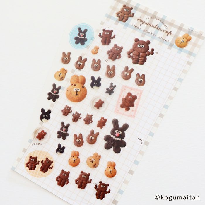 透明ｼｰﾙｼｰﾄ ｸﾏｯｽﾙ こぐまいたん