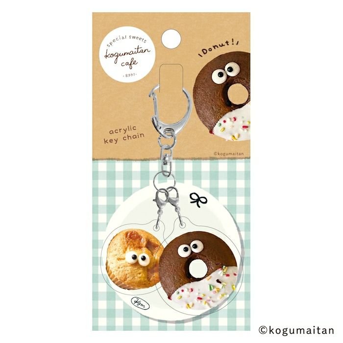 ｱｸﾘﾙ2連ｷｰﾎﾙﾀﾞｰ どなすけ こぐまいたん